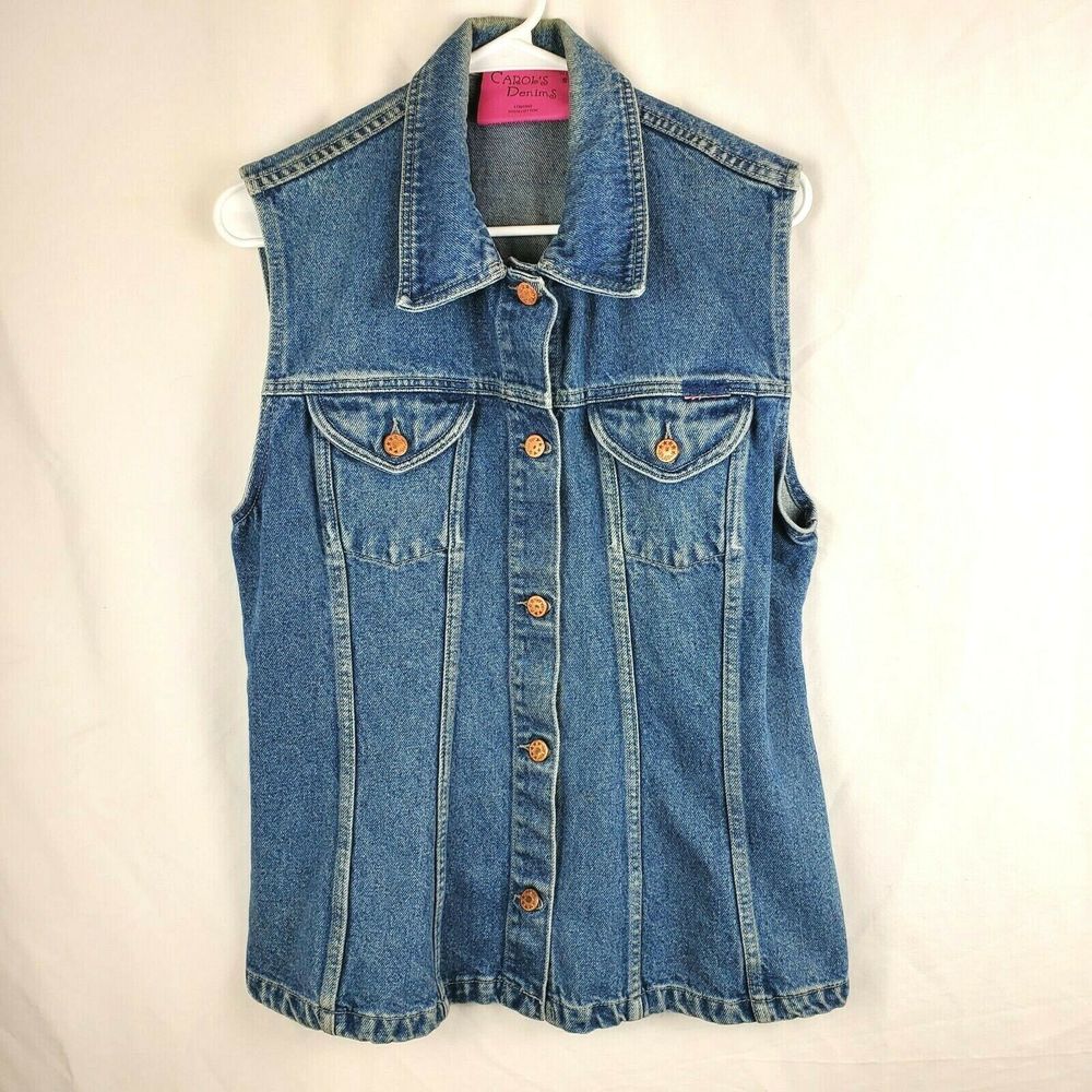 Carol's Denims Women's Size S Denim Vest